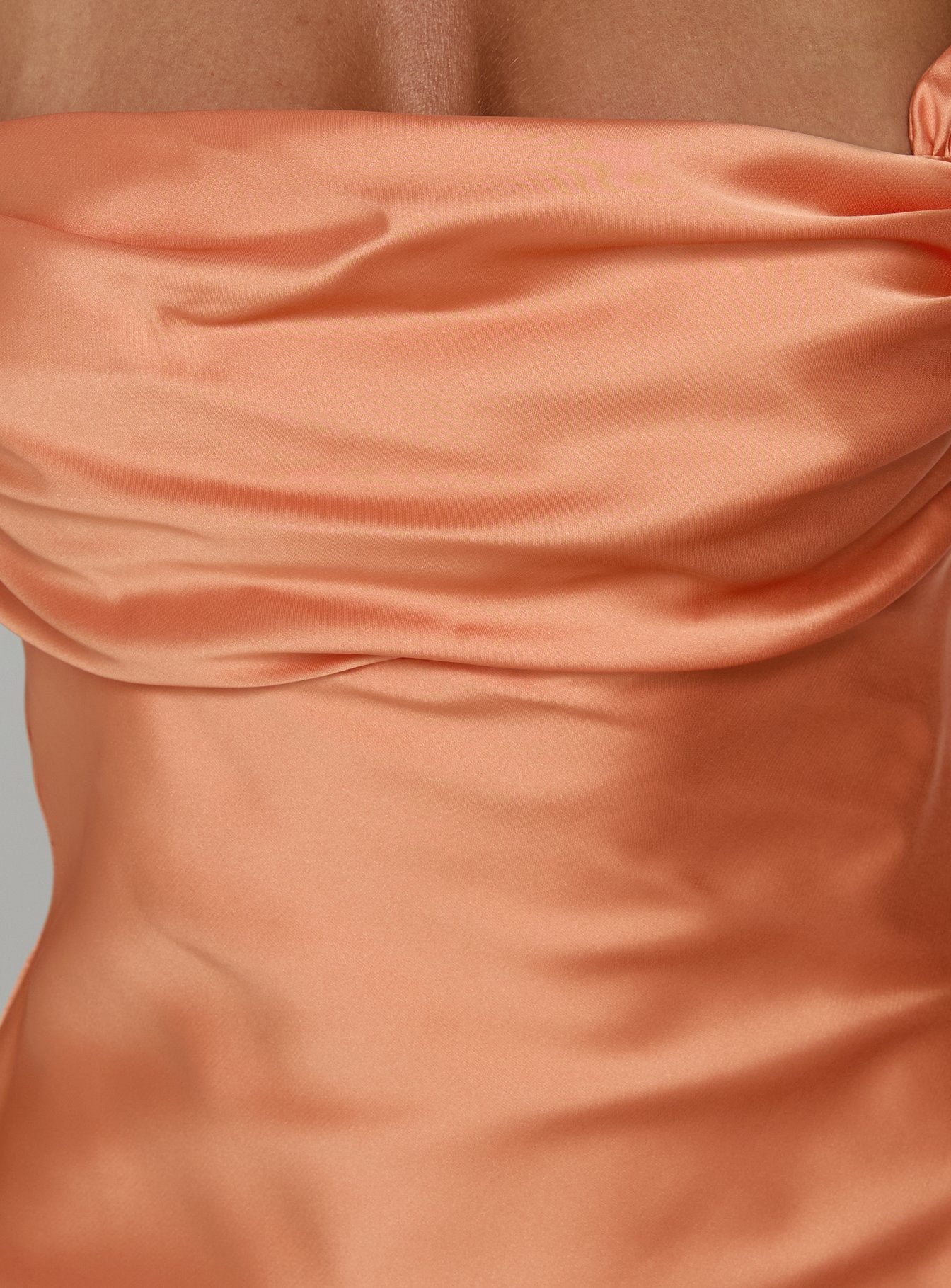 Azura Off The Shoulder Maxi Dress Orange