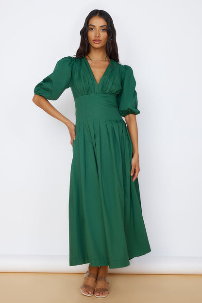 Nature's Escape Maxi Dress Green