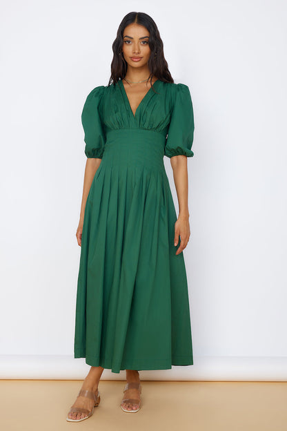 Nature's Escape Maxi Dress Green