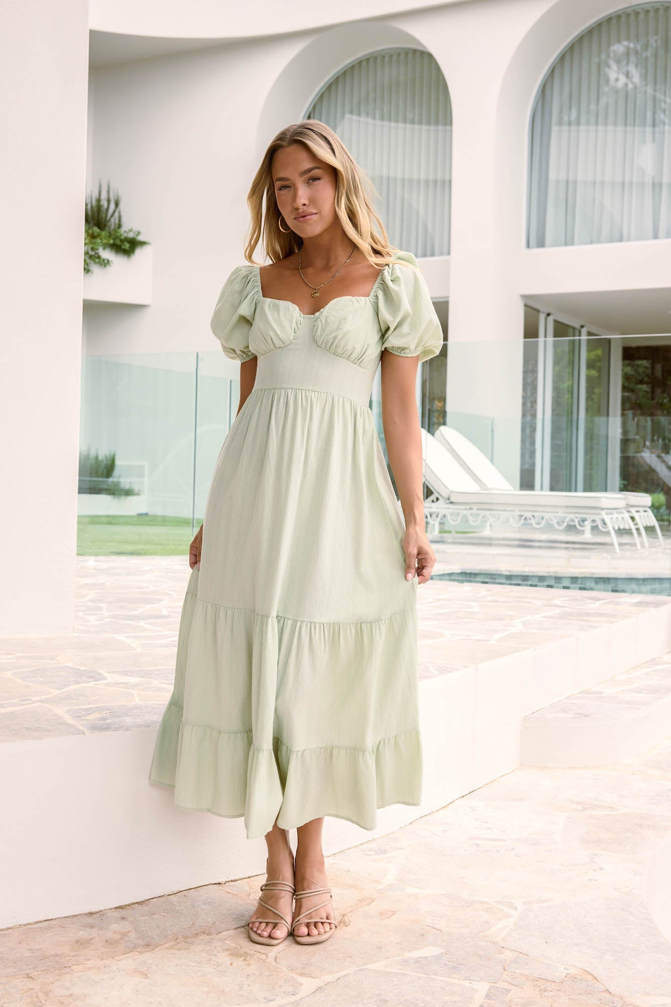 Summer Road-trip Maxi Dress Sage