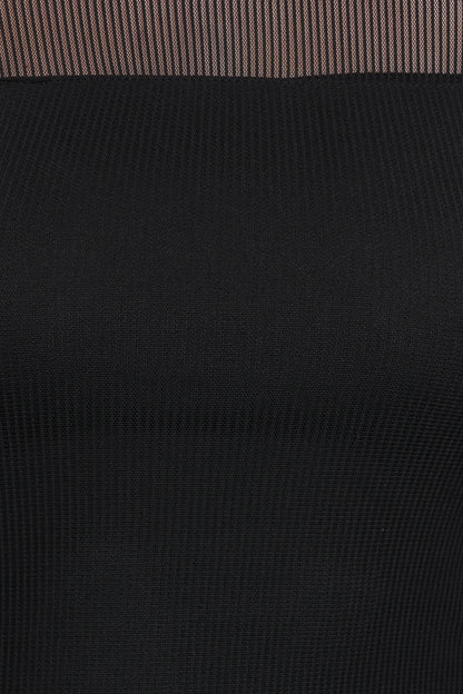 Famille Midi Dress - Black