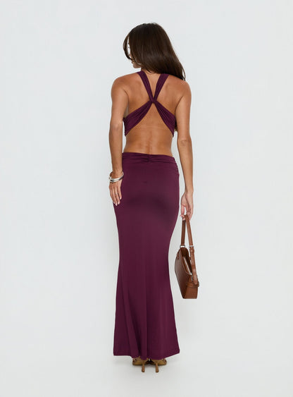 Bambia Maxi Dress Purple