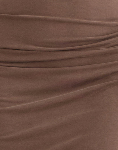 Anezka Midi Dress in Bitter Chocolate