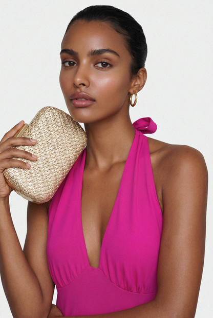 Aria Halter Maxi Dress