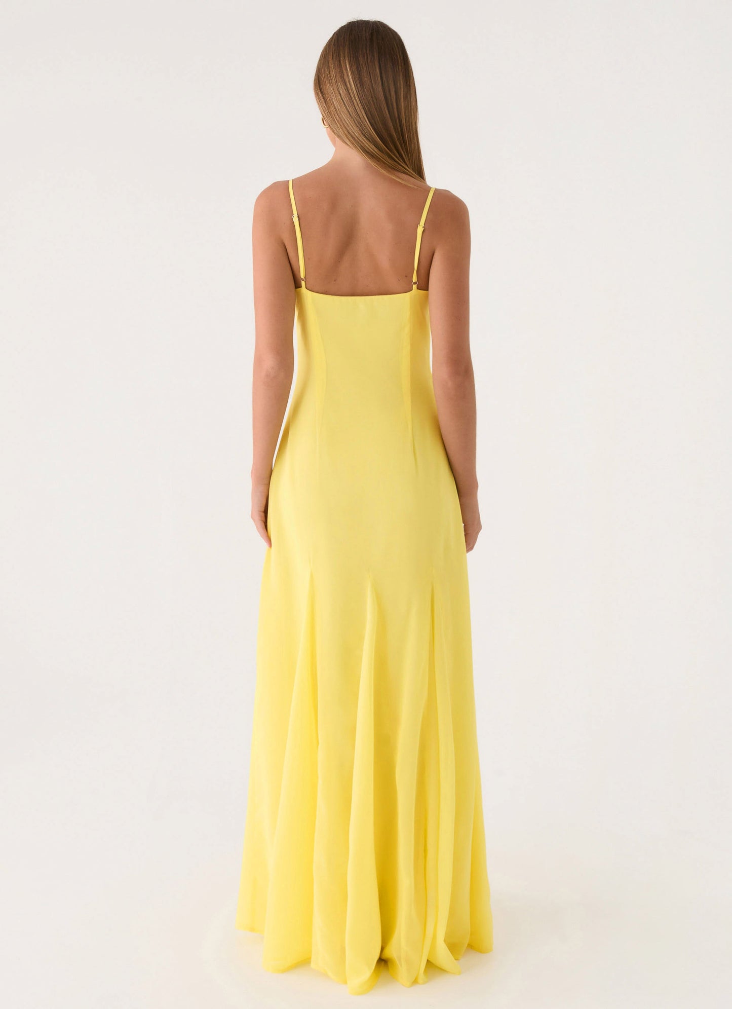 Carlin Maxi Dress - Bright Lemon