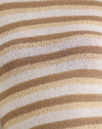 Jadie Long Sleeve Maxi Dress in Knit Tonal Stripe