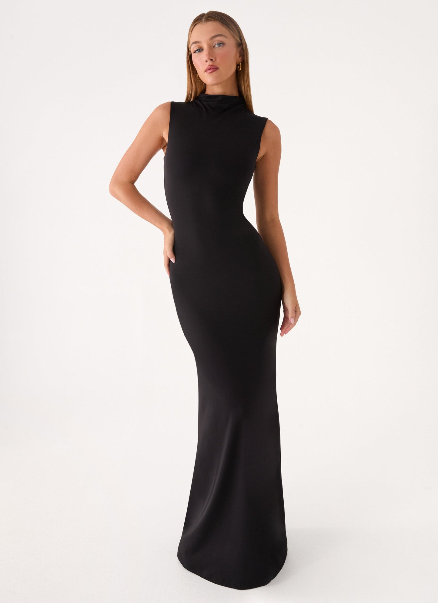 On My Time Maxi Dress - Black