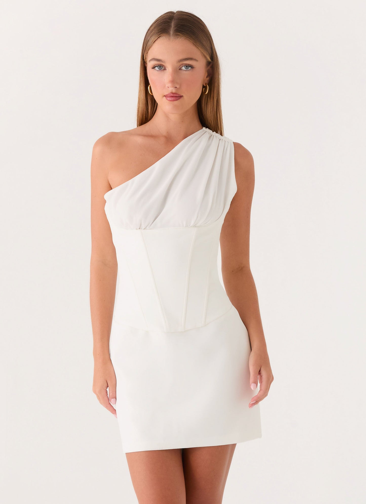 Sarielle Corset Mini Dress - Off White