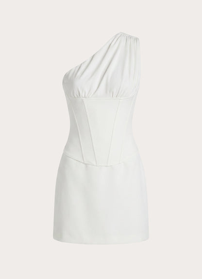 Sarielle Corset Mini Dress - Off White