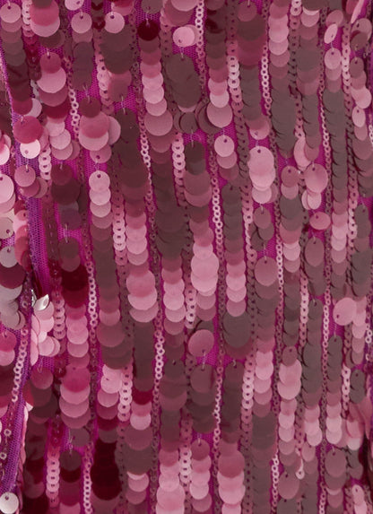 Seliora Sequin Mini Dress - Plum