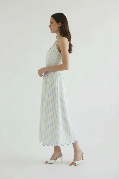 Sofie Stripe Poplin Dress